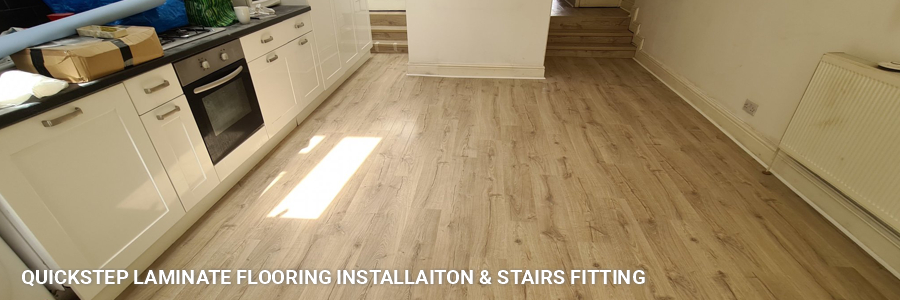 Fit Quickstep Laminate Floor Installation With Stairs Near London