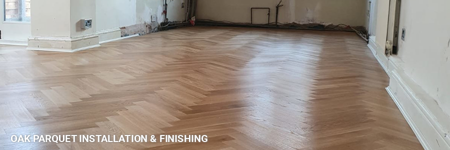 Fit Solid Oak Parquet Floor Fitting 22 North London