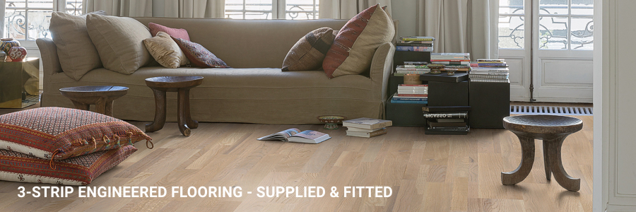 Supply And Fit 3 Strip Engineered Flooring West London